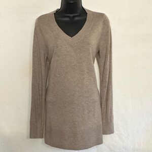 A-34 Loft Tan Long Sleeve Pullover Sweater Size S